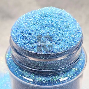 HAWAIANA AZUL - Brillos azules / Brillo azul denim fino / Brillo azul bebé fino / Brillo azul claro iridiscente fino / Brillo azul fino