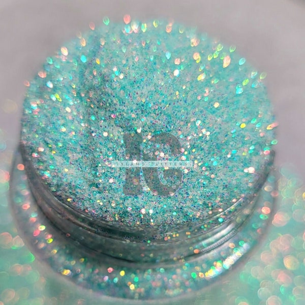 MINTY -  Mint Green Iridescent Glitters | Pastel Green Glitters | Iridescent Glitter | Glitters for Tumblers | Glitters for Resin and Nails