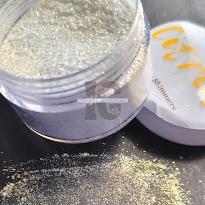 CITRINE - Gold Shimmer| Pixie Dust Shimmers | Yellow Shimmers | Shimmers for Resin | Fairy Dust Shimmer | Additives for Resin | Nail Shimmer