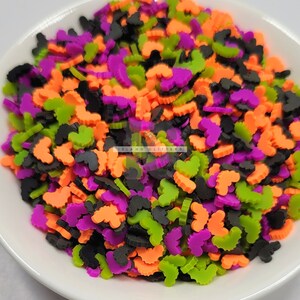 OH, BATS! - Halloween Polymer Bats | Halloween Polymer Clay Slices | Bats Clay for Resin | Polymer Clay for Jewelry | Clays for Snow Globes