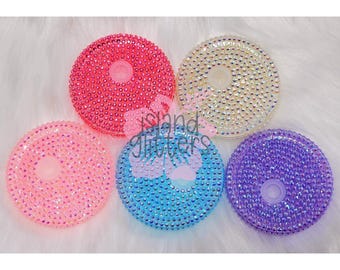 TAPAS DE VASO DE DIAMANTES - Tapas de colores / Tapas de repuesto / Tapas para vasos / Tapas para latas de cerveza / Tapas de vasos coloridas / Tapas de vasos lindas