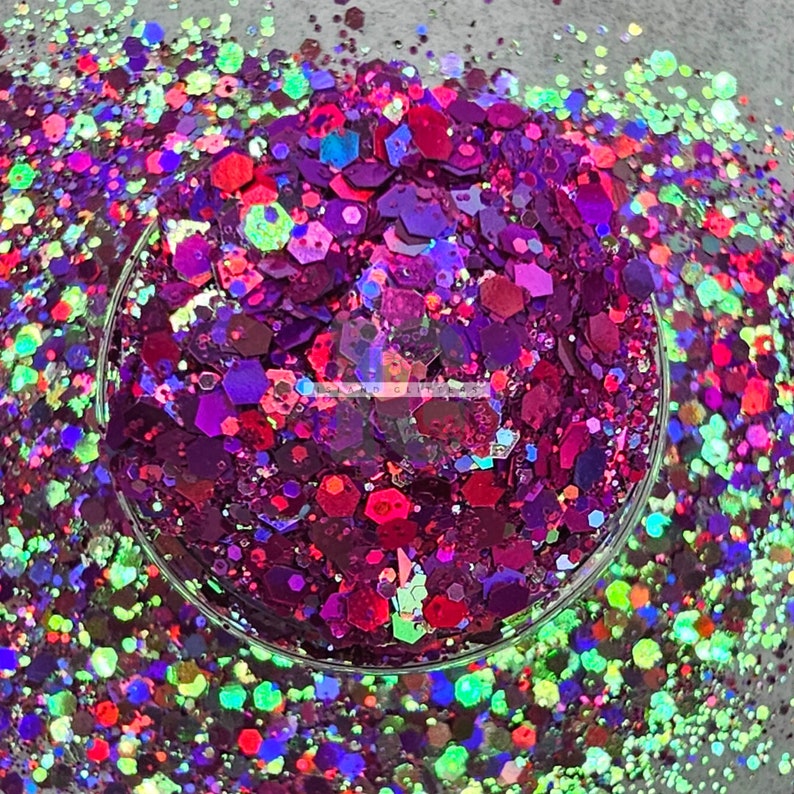 Mélange De Paillettes Ocean Bulk - Bleu, Résine 10g, Fait Main, USA