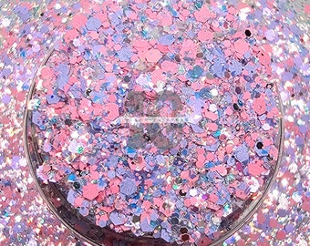 PRETTY - Chunky Glitter | Pink Glitter | Purple Glitter | Pastel Glitter | Iridescent Glitter | Chunky Pastel Glitter | Glitter for Tumblers