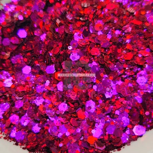 DA PORTARE VIA - Glitter colorati spessi / Glitter rosa / Glitter rossi / Glitter viola / Glitter di San Valentino / Glitter a forma di globo di neve / Glitter in resina