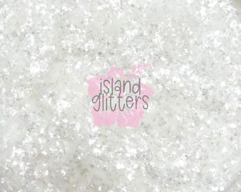 DIAMOND DUST - Clear Diamond Dust Glitters | Resin Additive Glitters | Irregular Cut Glitters | Glitters for Snow Globes | Resin Art Glitter