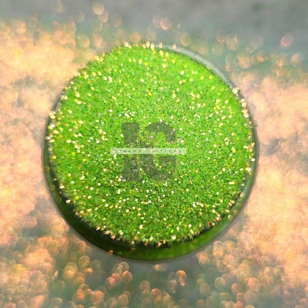SUGAR APPLE - Neon Green Glitters | Fine Green Glitters | Lime Green Glitters | Apple Green Glitter | Fine Iridescent Green Glitters