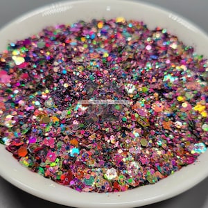 ARTEMIS - Custom Glitter Mix | Fall Glitter Mix | Chunky Holographic Glitter Mix | Glitter for Snow Globe Tumblers | Glitter for Epoxy Resin