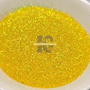 MATITA - Glitter gialli fini / Glitter iridescenti / Glitter per bicchieri portamatite / Glitter gialli / Glitter per bicchieri / Glitter artistici in resina