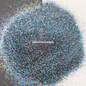 GUNMETAL - Ultra Fine Gunmetal Glitter | Gunmetal Silver Glitter | Silver Holographic Glitter | Charcoal Holographic Glitter | Fine Glitters