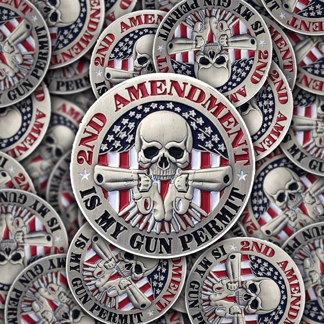 2nd Amendment is My Permit Hardhat Sticker- Construction Sticker ...