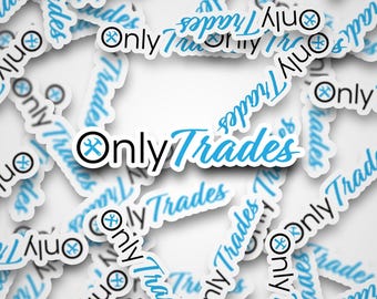 Only Trades Hardhat Sticker - Blue Collar Laminated Sticker
