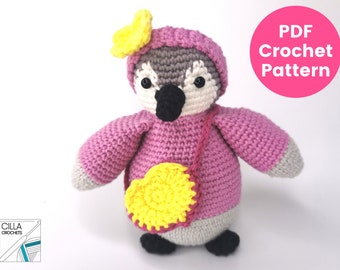 Baby Penguin Amigurumi Crochet Pattern | Pippa the Penguin | PDF Crochet Pattern | Amigurumi Penguin Pattern