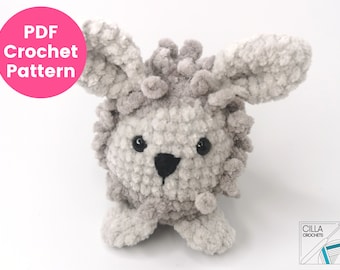 Sheep Crochet Pattern PDF | DK Chenille Egg-Shaped Amigurumi Plush | Intermediate Minimal Sewing