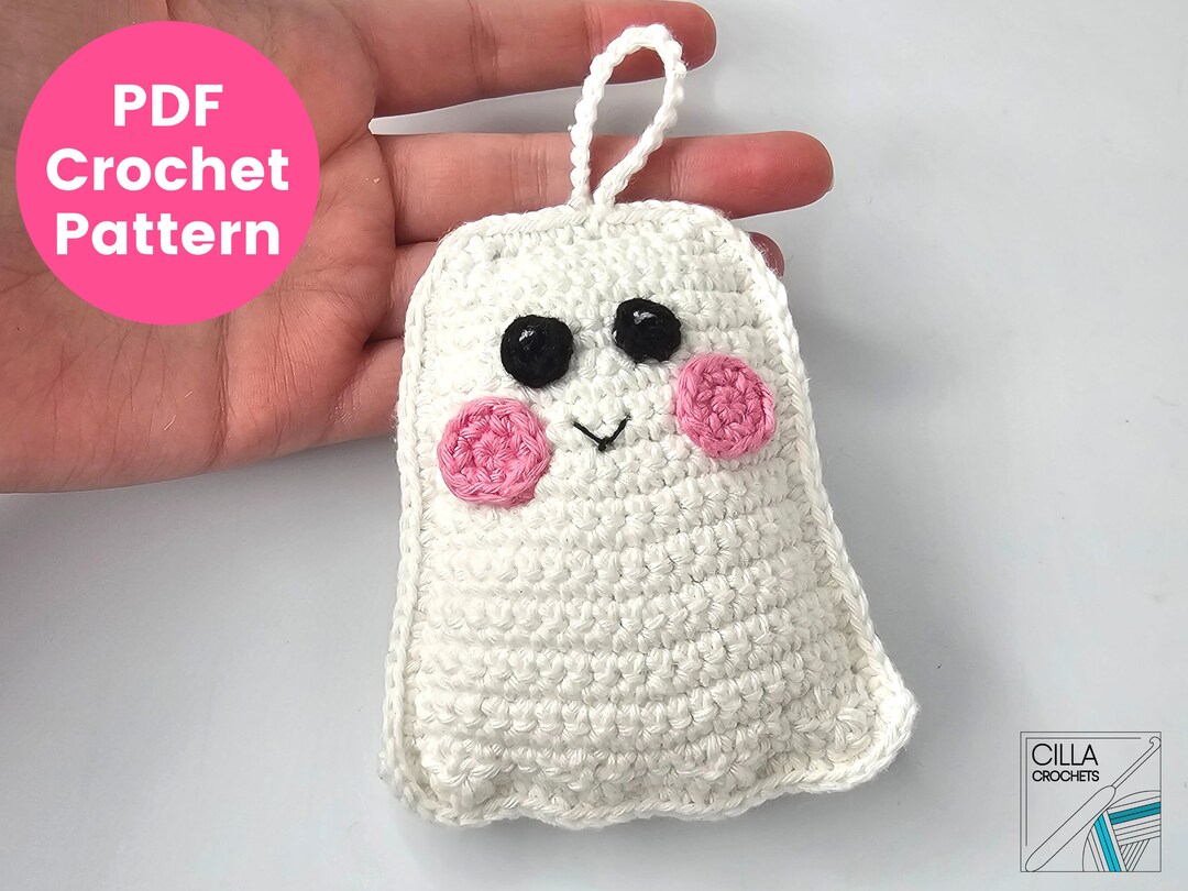 Ghost Crochet Pattern PDF | Cute Halloween Amigurumi Decoration ...