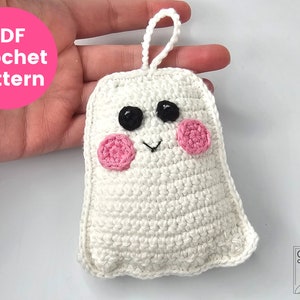 Gwin the Ghost Crochet Pattern: Halloween Decoration (PDF Pattern)