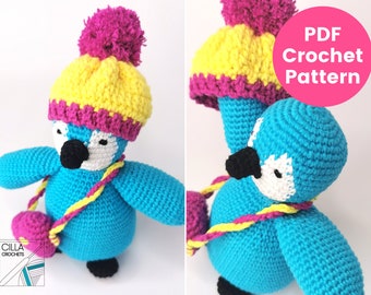 Penguin Amigurumi Crochet Pattern | Pip the Penguin | PDF Crochet Pattern | Amigurumi Penguin Crochet Pattern