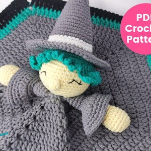 Witch Lovey Crochet Pattern | PDF Crochet Pattern | Whimsical Crochet Pattern | Halloween Crochet Pattern