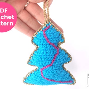 Christmas Tree Ornament Crochet Pattern | Christmas Crochet | Christmas Decoration Crochet Pattern | PDF Crochet Pattern