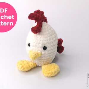 Eggy Farm Friend: Hetty the Hen Crochet Pattern | Chicken Amigurumi Pattern | Hen | Easy Chicken Crochet Pattern | PDF Crochet Pattern
