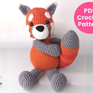 Ruben the Red Panda Crochet Pattern | PDF Crochet Pattern | Red Panda Amigurumi Pattern | Red Panda PDF Crochet Pattern