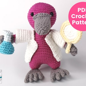 Platypus Amigurumi PDF Pattern | Phyllis the Platypus | Amigurumi Scientist PDF Pattern | Platypus Crochet Pattern | Australian Amigurumi
