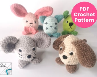 Easter Crochet Pattern | Eggy Paw Pals Crochet Pattern | Quick Animgurumi Crochet Patterns | PDF Crochet Pattern | Easy Crochet Pattern