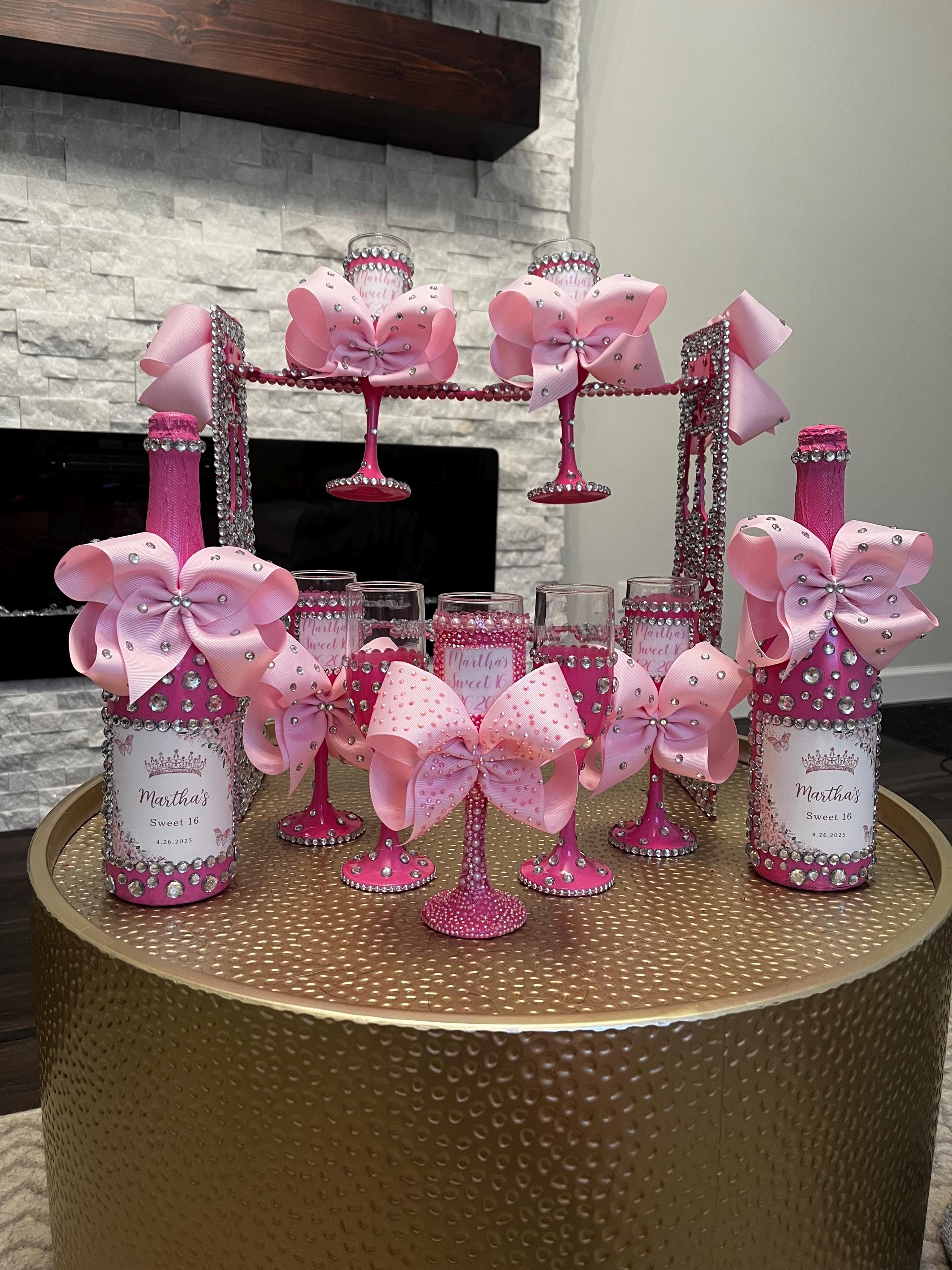 Custom Quinceanera toasting package