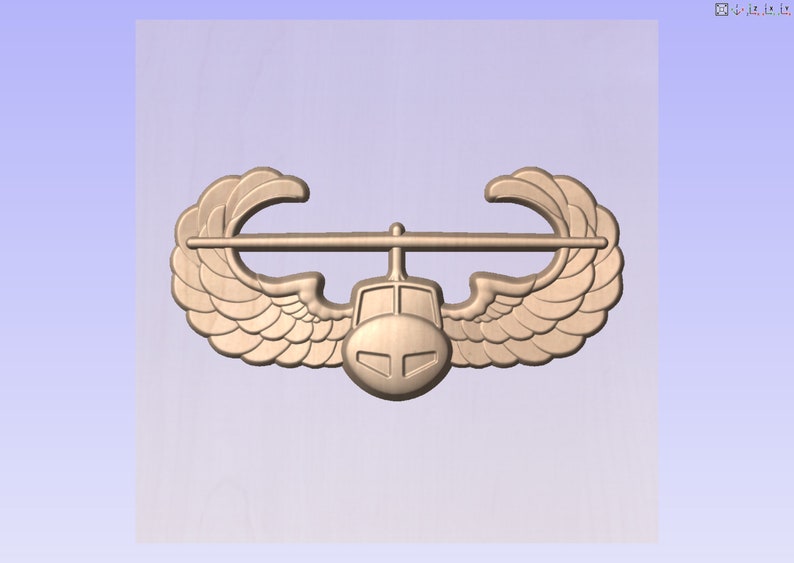 US Army Air Assault Badge 3D Model - Etsy