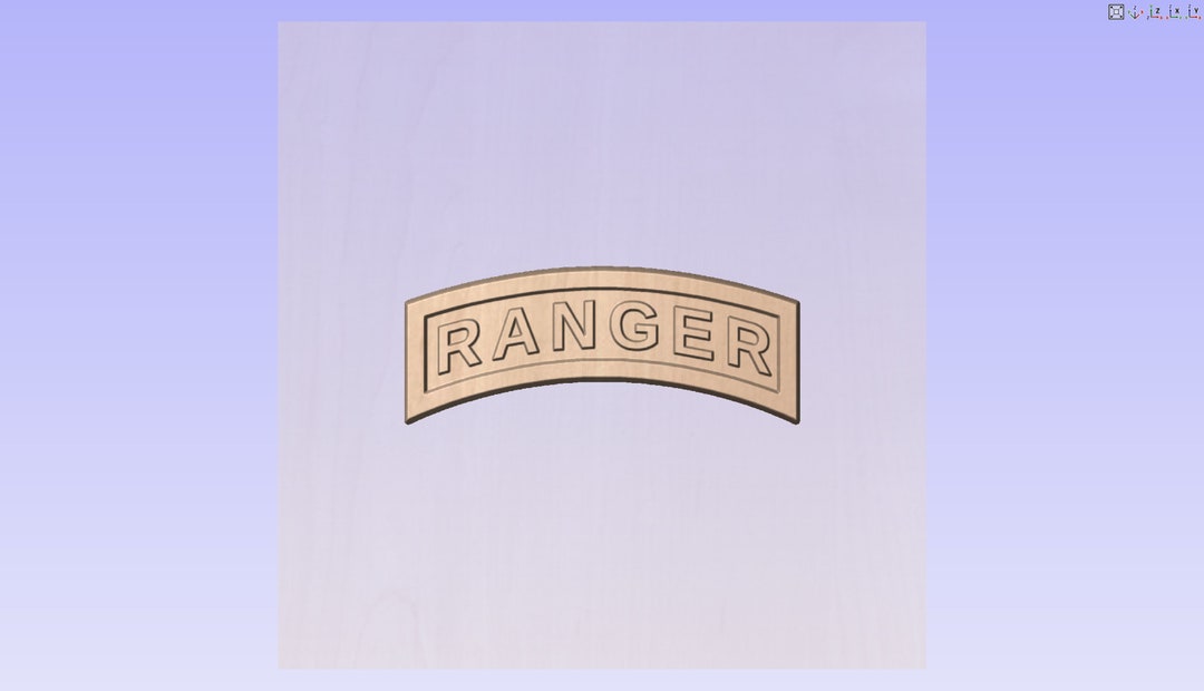 Uk Ranger Tab US Army RANGER Tab 3D Model - Etsy UK