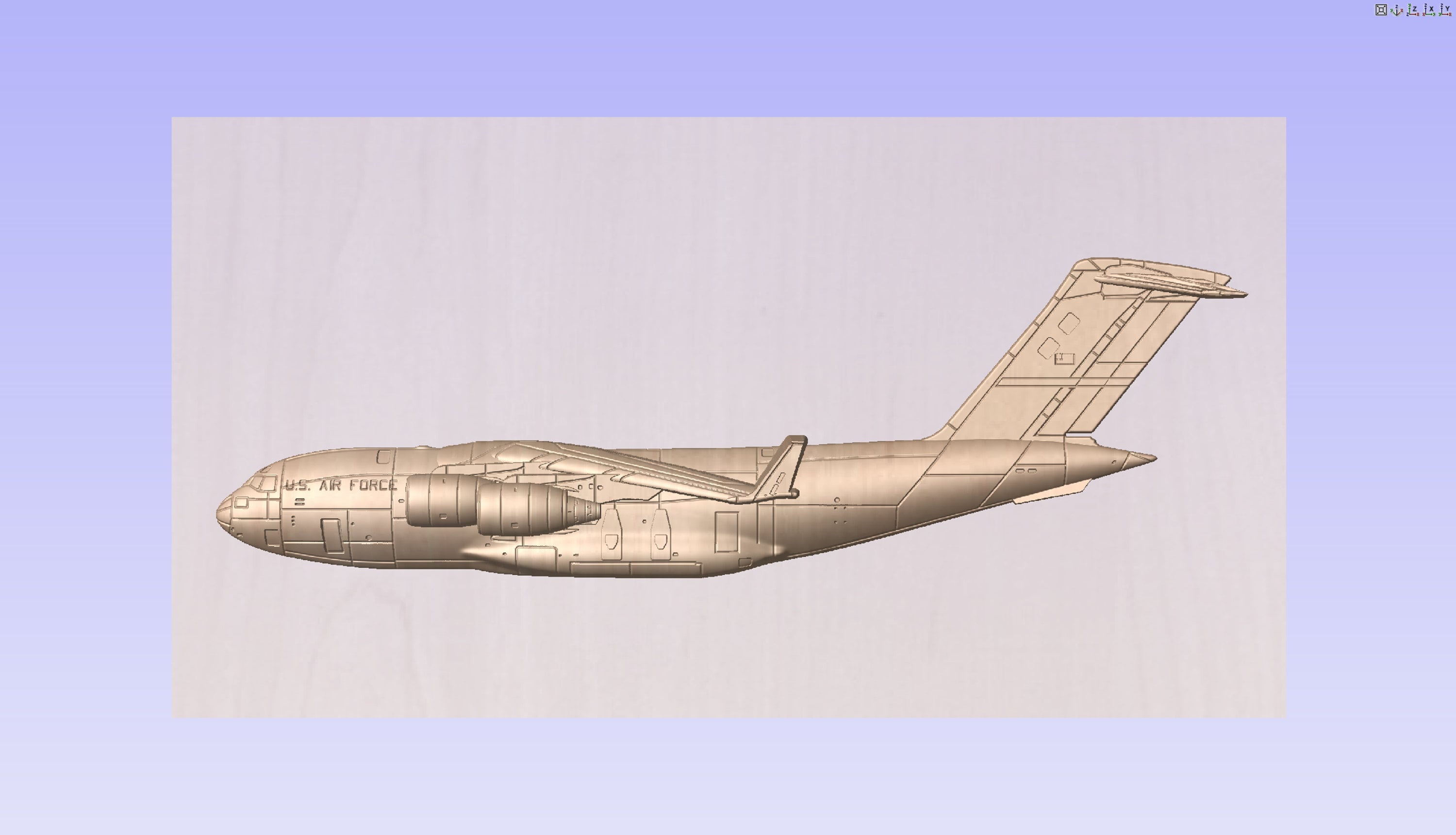 STL file Sukhoi Su-27 Flanker 🛩️・3D printer design to download