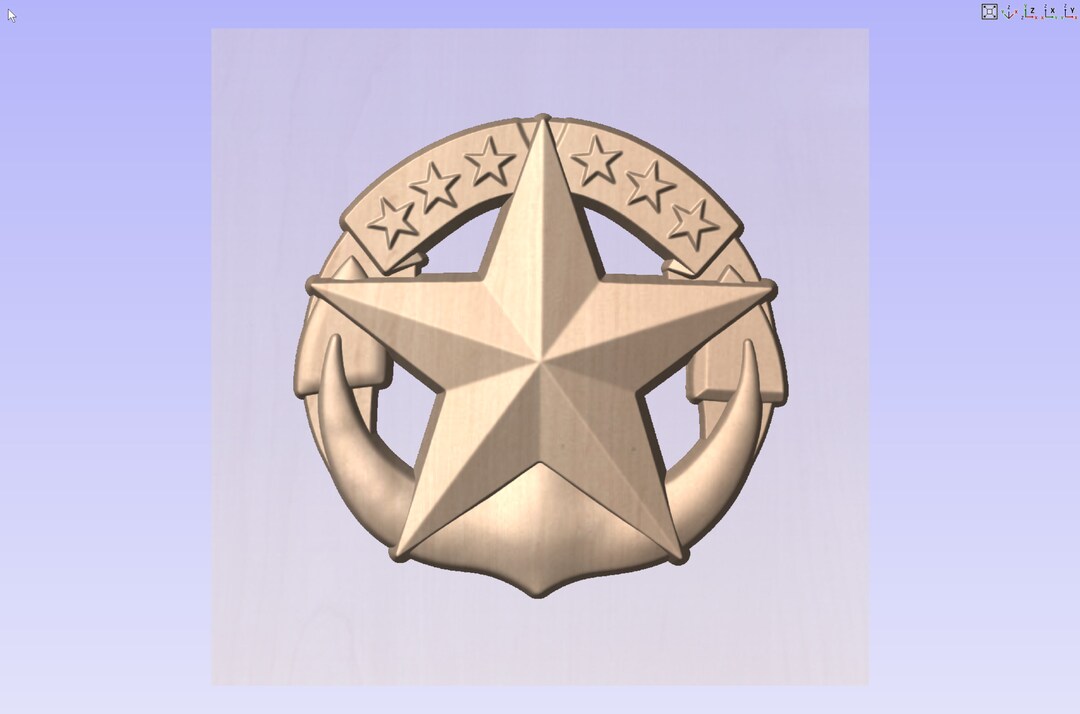 US Navy Command at Sea Insignia 3D Model - Etsy