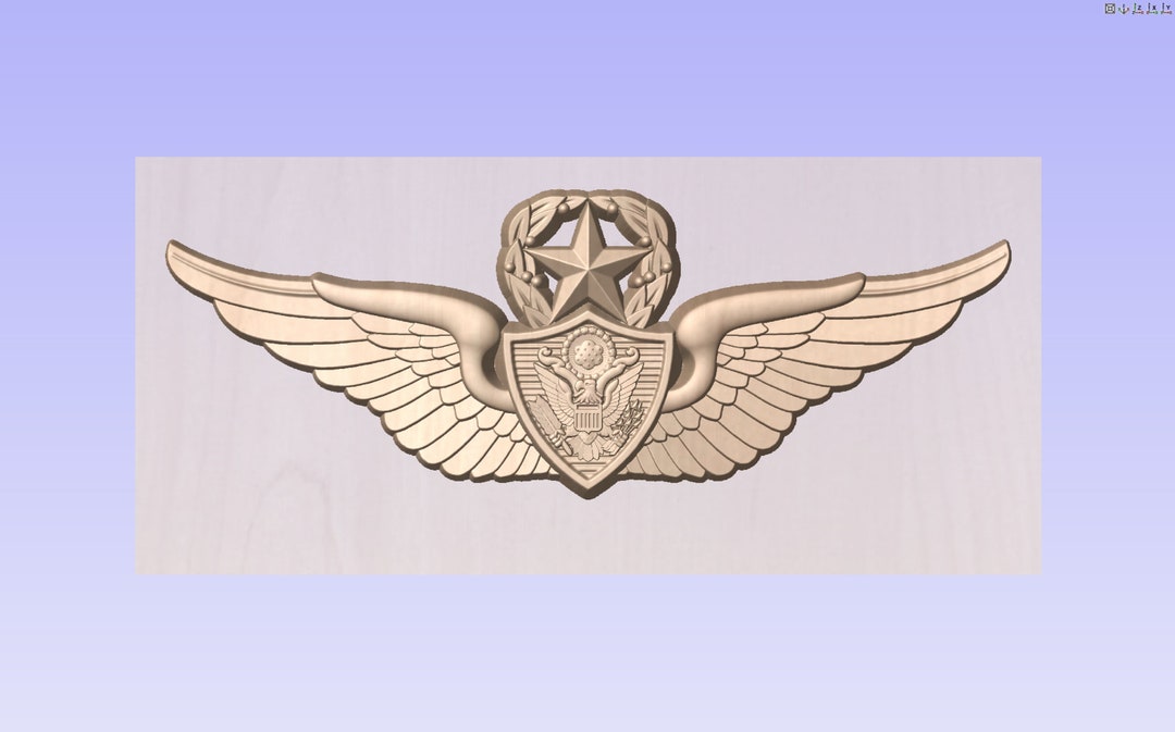 US Army Master Arcrew Wngs 3D Model - Etsy