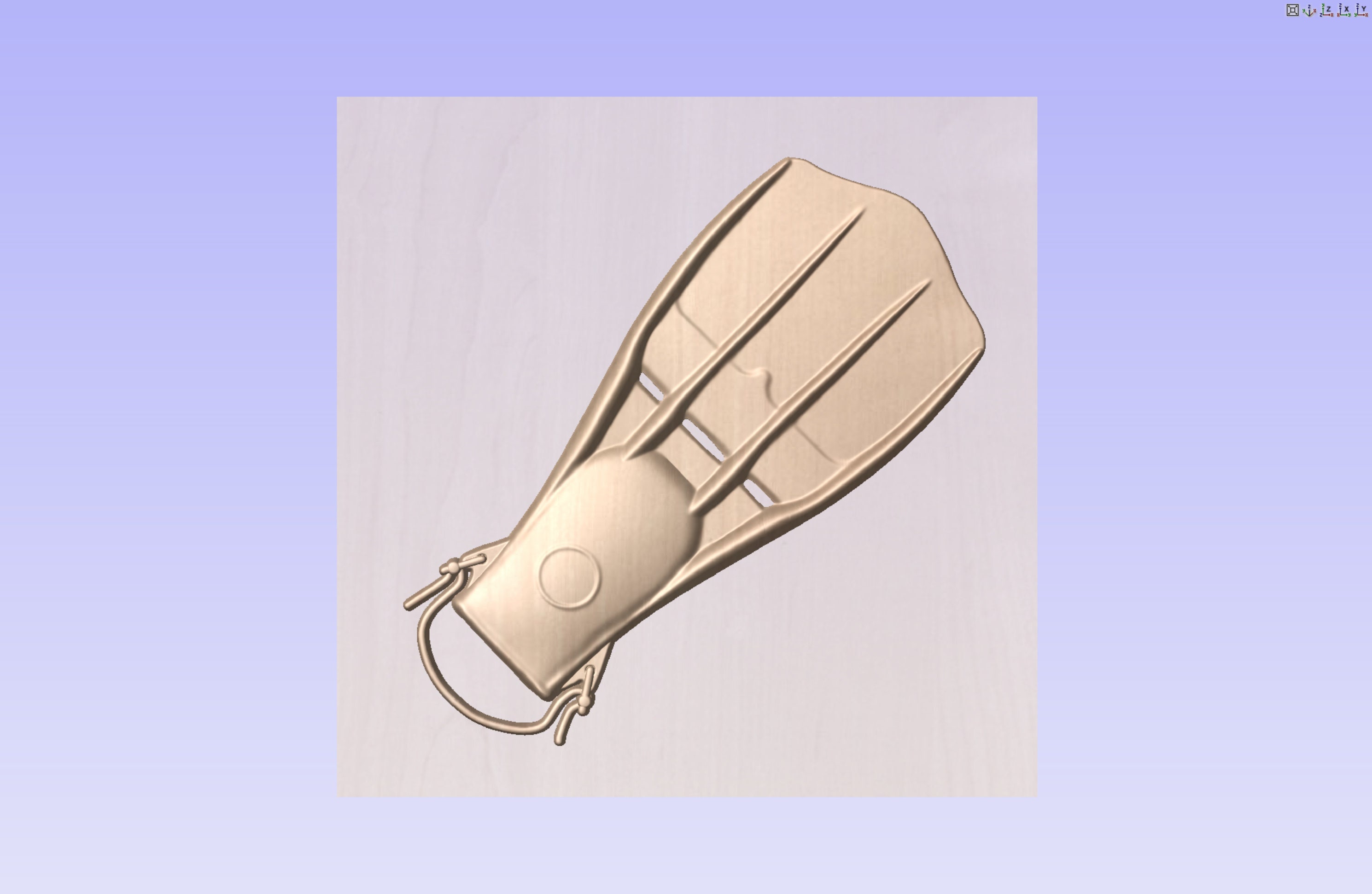 US Navy Diver Fin 3D Model (Download Now) Etsy