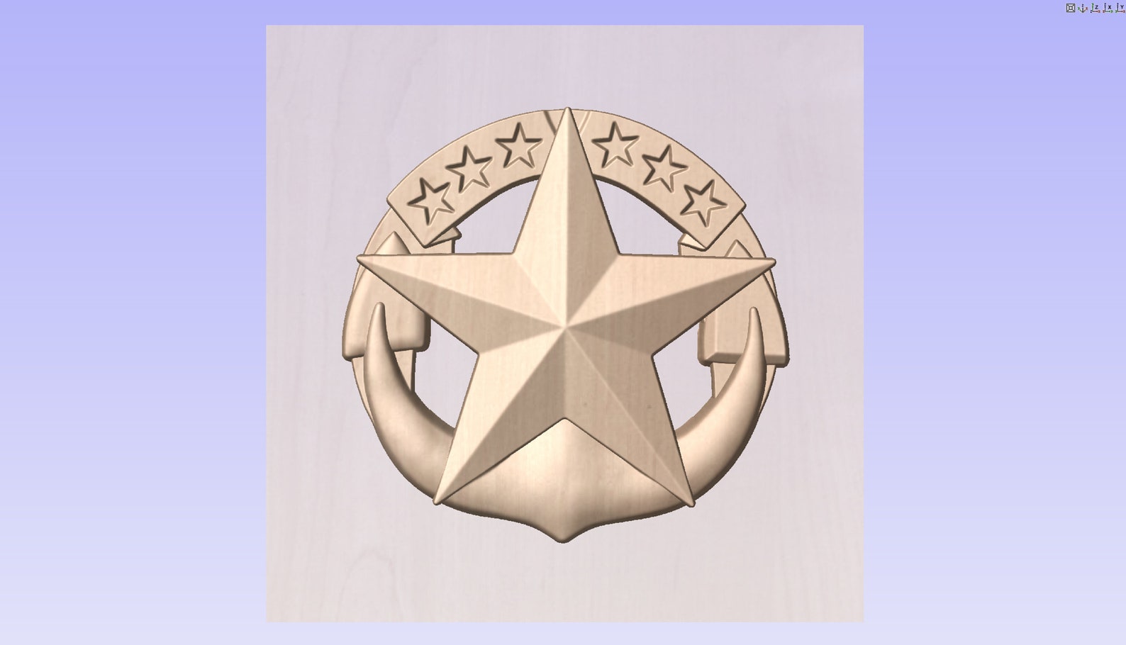 US Navy Command at Sea Insignia 3D Model - Etsy