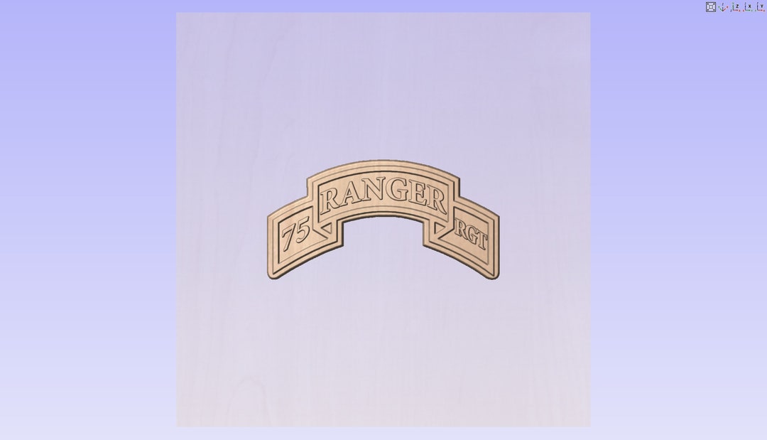US Army 75th Ranger Regiment Scroll 3D Model - Etsy New Zealand