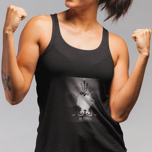 Emperatriz Tarot Card Tank Top - Camisa de entrenamiento espiritual y bruja