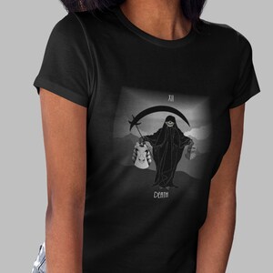 Death Tarot Card Tee - Witchy Street Clothing for All Occasions