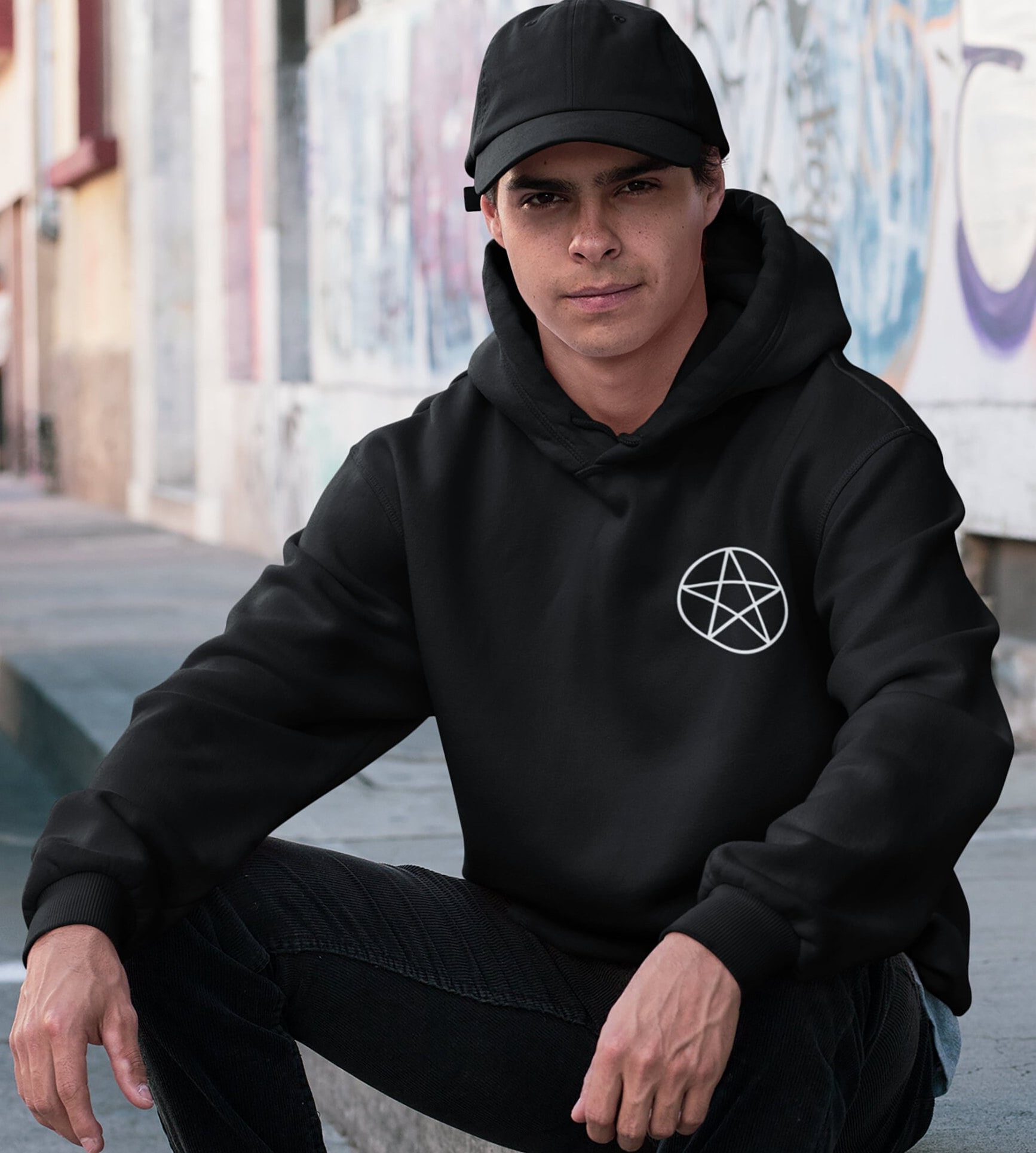 Pentagram Gothic Witch Men's Joggers main image 1