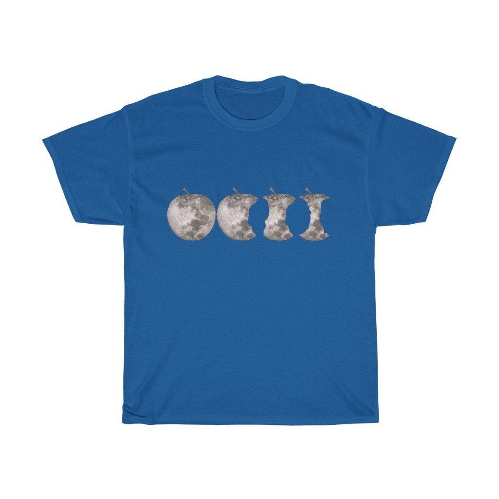 The Phases of the Apple Unisex Heavy Cotton Tee