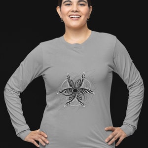 Mystical Angel Graphic Tee - Custom Plus Size Top - Occult Symbol Shirt - Alternative Gothic Fashion