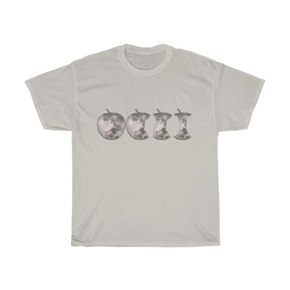 The Phases of the Apple Unisex Heavy Cotton Tee