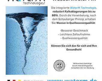 Wasserwirbler / Strahlregler / Perlator für den Wasserhahn / energetisieren / Schauberger