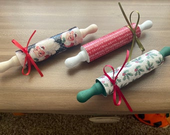 Holiday Mini Rolling Pins