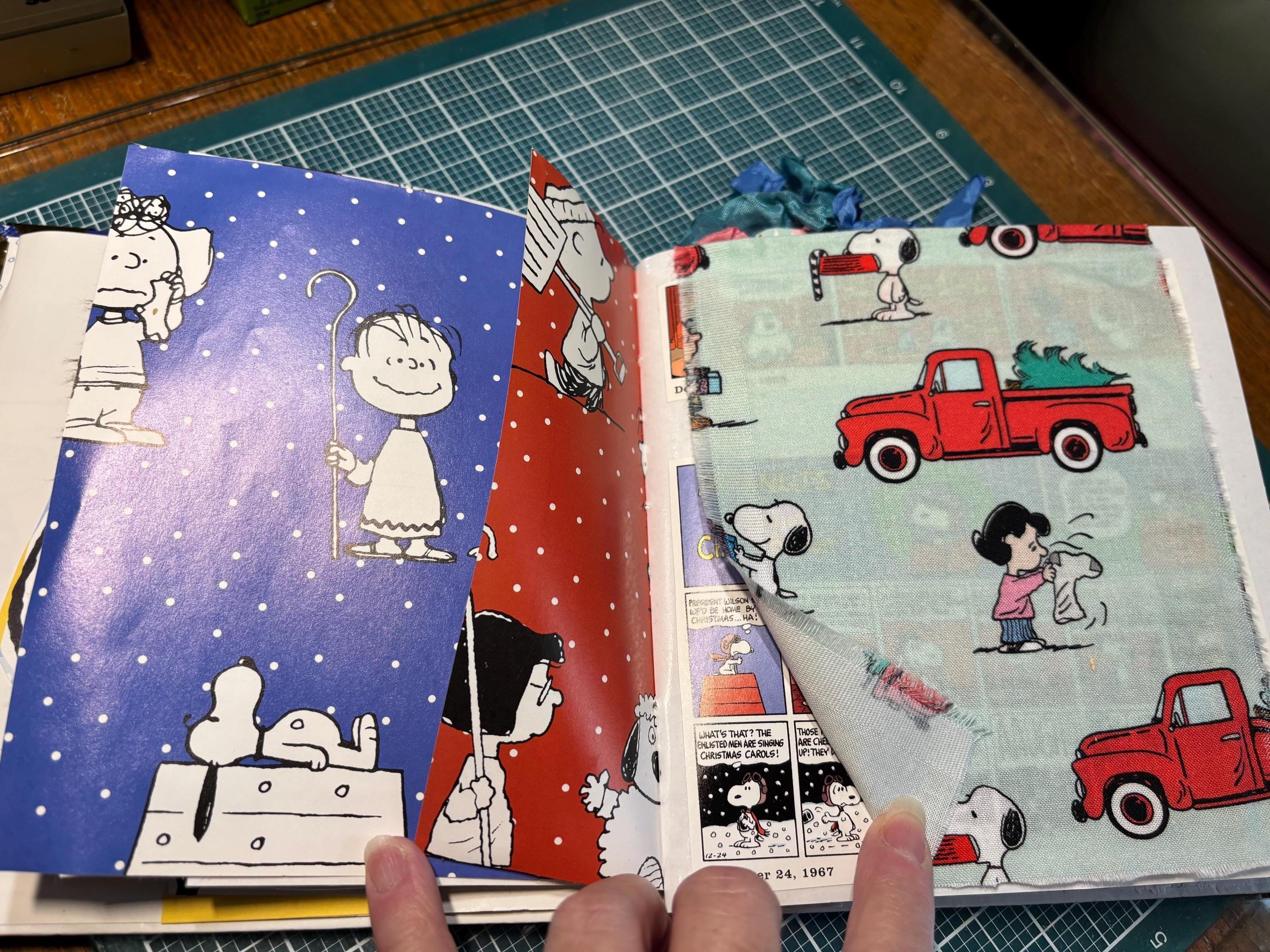 Peanuts Gang, Charlie Brown Christmas Book, Junk Journal - Etsy