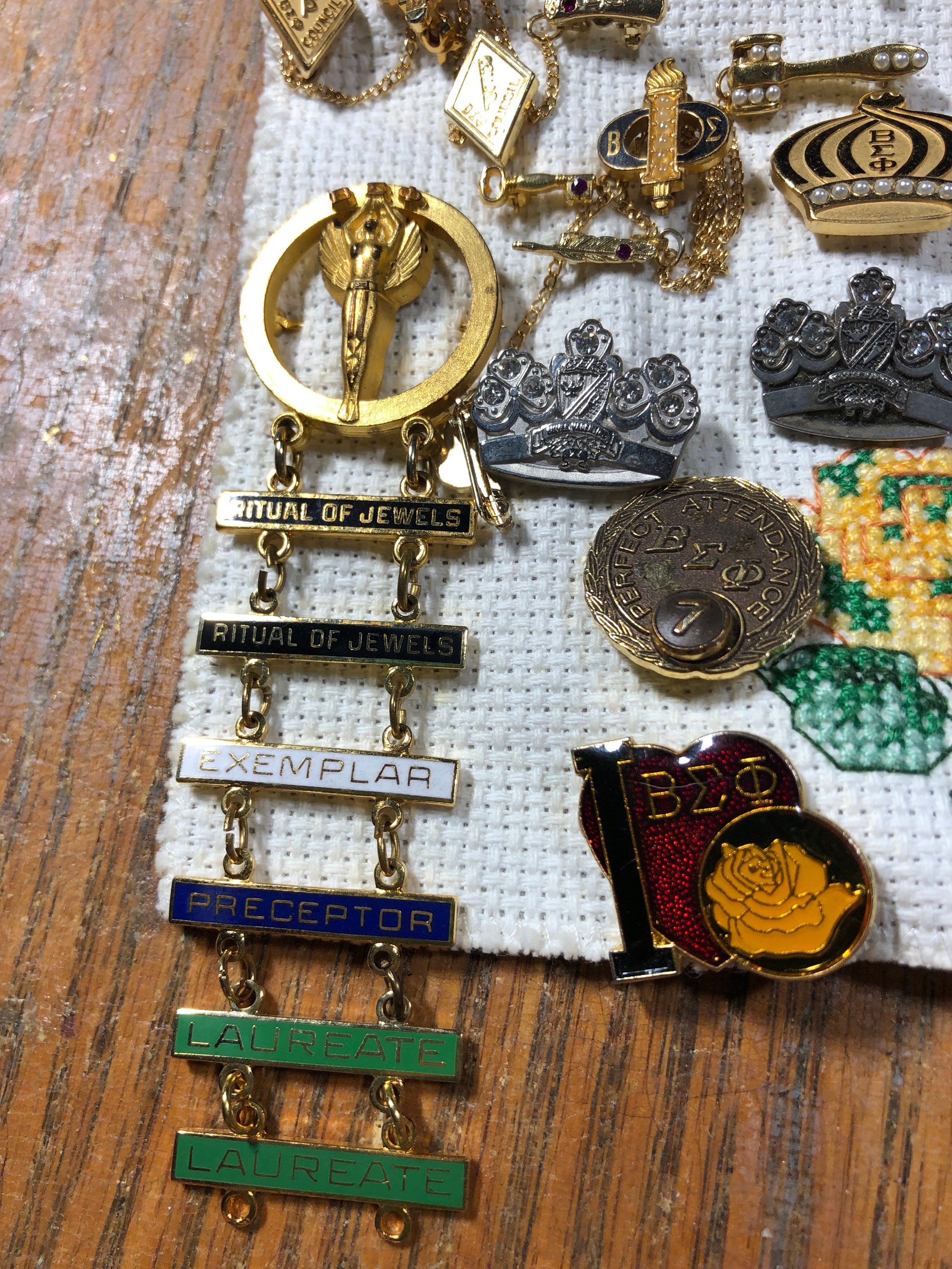 Beta Sigma Phi Badge From 24 Years - Etsy