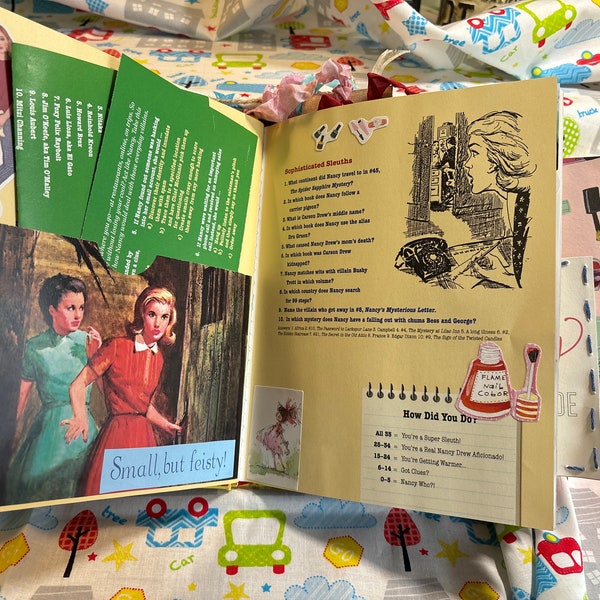 Nancy Drew Junk Journal with lots of Nancy Drew Memorabilia Info.