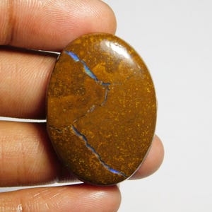 Boulder opal Gemstone Top Quality Boulder opal Cabochon Natural Boulder opal Loose semi precious Opal Jewelry (52Cts.35X25)MM)