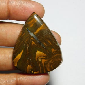 Boulder opal Gemstone Top Quality Boulder opal Cabochon Natural Boulder opal Loose semi precious Opal Jewelry (87Cts.42X33)MM)
