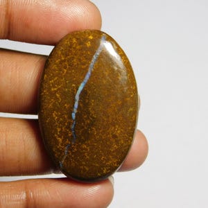 Boulder opal Gemstone Top Quality Boulder opal Cabochon Natural Boulder opal Loose semi precious Opal Jewelry (61Cts.40X26)MM)