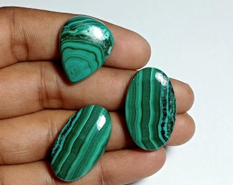 Azurit-Malachit-Cabochons: Handgefertigtes Edelstein-Set (100 Karat)